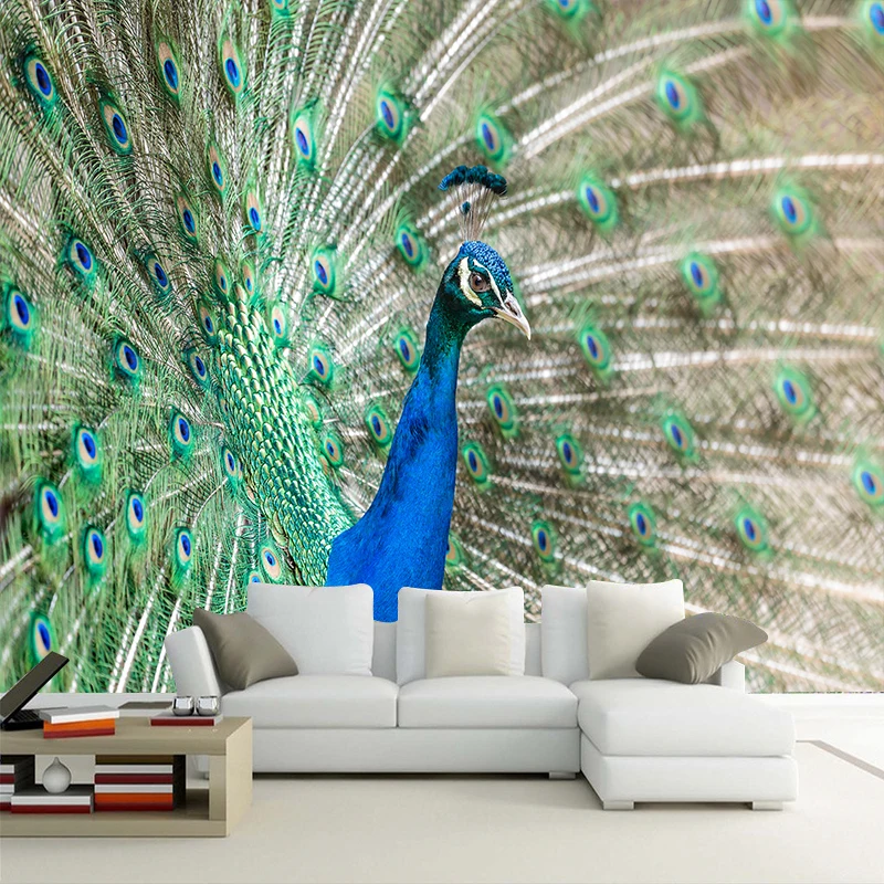 Custom Any Size HD Photo 3D Peacock Photo Wallpaper Mural 3d Wall paper for Living Room Bedroom TV Background Decor Wall papers
Custom Any Size HD Photo 3D Peacock Photo Wallpaper Mural 3d Wall paper for Living Room Bedroom TV Background Decor Wall papers
