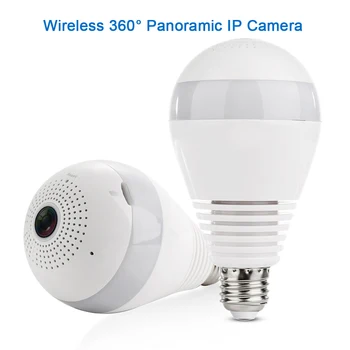 360 Degree Bulb Fisheye Panoramic Camera 1.3 Megapixel 960P Wireless Wifi Cameras Super Wide Angle Support IR With 8-64G SD Card
360 Degree Bulb Fisheye Panoramic Camera 1.3 Megapixel 960P Wireless Wifi Cameras Super Wide Angle Support IR With 8-64G SD Card