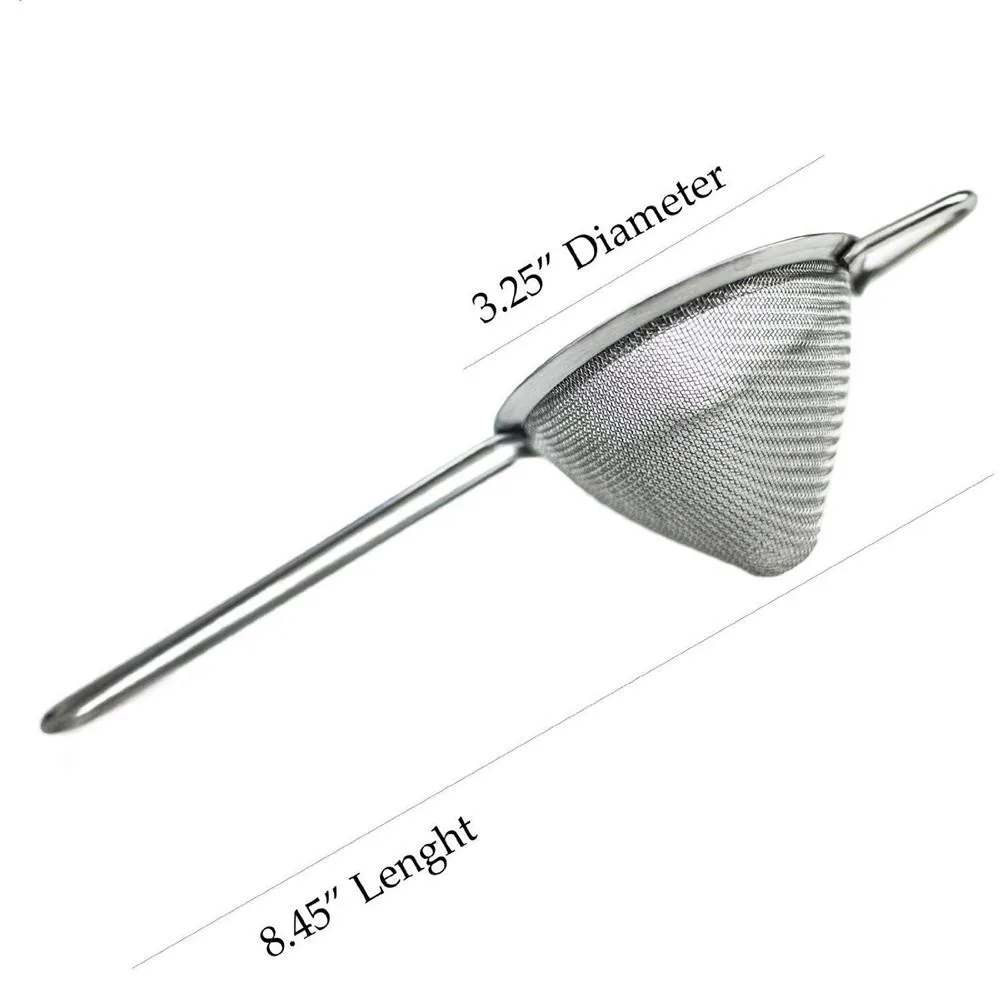 Stainless Steel Double Conical Wire Fine Mesh Oil Strainer High Quality Flour Sifter Sieve Colanders DIY Kitchen Tools M4
Stainless Steel Double Conical Wire Fine Mesh Oil Strainer High Quality Flour Sifter Sieve Colanders DIY Kitchen Tools M4