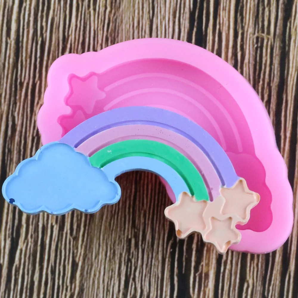 Sugarcraft Rainbow Silicone Mold Cake Decorating Tools Confeitaria Mold Silicone Fondant Cake Mold
Sugarcraft Rainbow Silicone Mold Cake Decorating Tools Confeitaria Mold Silicone Fondant Cake Mold