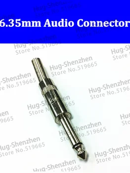 10pcs High Quality 6.35mm Audio Plug, 6.5mm Mono Metal plug Audio Cable Connector,6.5mm Microphone Plug
10pcs High Quality 6.35mm Audio Plug, 6.5mm Mono Metal plug Audio Cable Connector,6.5mm Microphone Plug