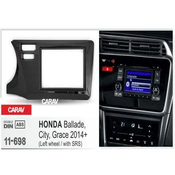 CARAV 11-698 Car Radio Fascia Panel for HONDA City, Ballade, Grace 2014+ (Left Whee Stereo Fascia Dash CD Trim Installation Kit
CARAV 11-698 Car Radio Fascia Panel for HONDA City, Ballade, Grace 2014+ (Left Whee Stereo Fascia Dash CD Trim Installation Kit