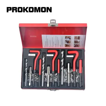 88 Pc Thread Repair Recoil Insert Kit Drill Tap Car Garage Tools M6 X 1 - M8 X 1.25 - M10 X 1.25
88 Pc Thread Repair Recoil Insert Kit Drill Tap Car Garage Tools M6 X 1 - M8 X 1.25 - M10 X 1.25