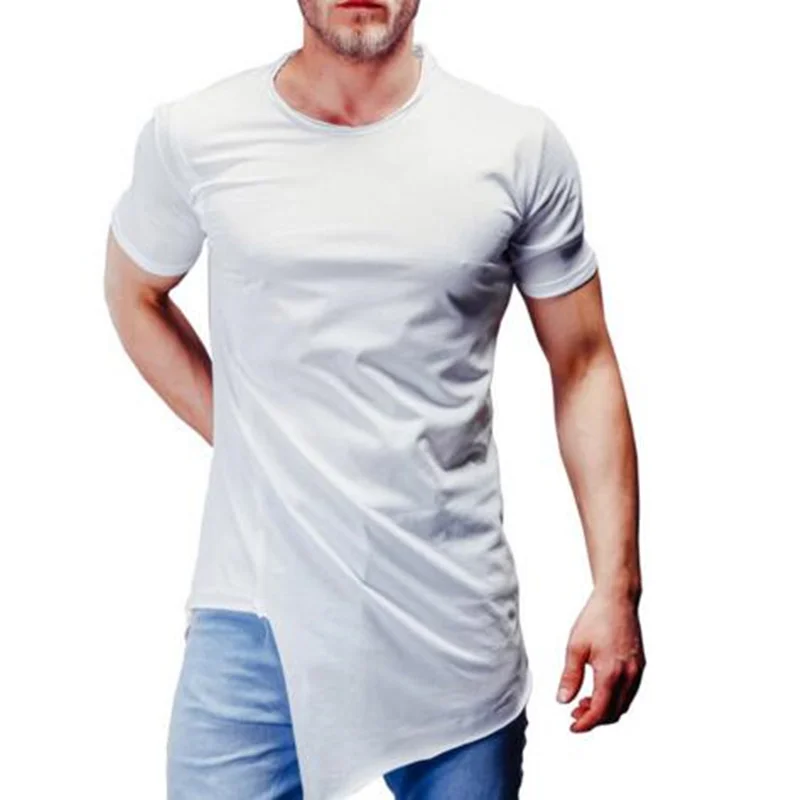 2019 men irregular design punk hip hop long t shirt short sleeve tee shirts men fake two piece patchwork gothic street wear
2019 men irregular design punk hip hop long t shirt short sleeve tee shirts men fake two piece patchwork gothic street wear