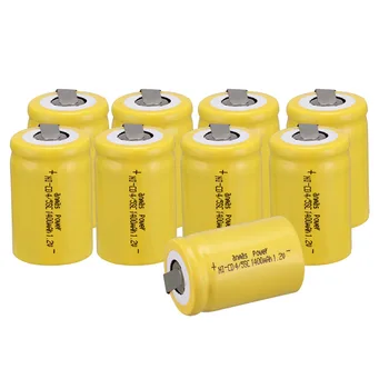 Anmas power! 9 PCS Ni-Cd 4/5 SubC Sub C battery Rechargeable Battery 1.2V 1400mAh with Tab 3.3cm x 2.2cm-Tab yellow color
Anmas power! 9 PCS Ni-Cd 4/5 SubC Sub C battery Rechargeable Battery 1.2V 1400mAh with Tab 3.3cm x 2.2cm-Tab yellow color