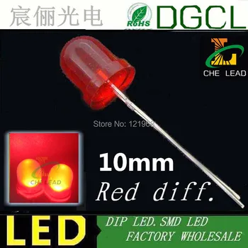 100PCS Free shipping 10mm Diffused led diode RED indicator round dip led 620-625nm 2.0-2.2V
100PCS Free shipping 10mm Diffused led diode RED indicator round dip led 620-625nm 2.0-2.2V