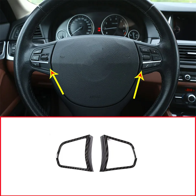 2 pcs Carbon Fiber ABS Steering Wheel Button Frame Trim For BMW 5 Series f10 520 525 2011-2017 Accessory
2 pcs Carbon Fiber ABS Steering Wheel Button Frame Trim For BMW 5 Series f10 520 525 2011-2017 Accessory