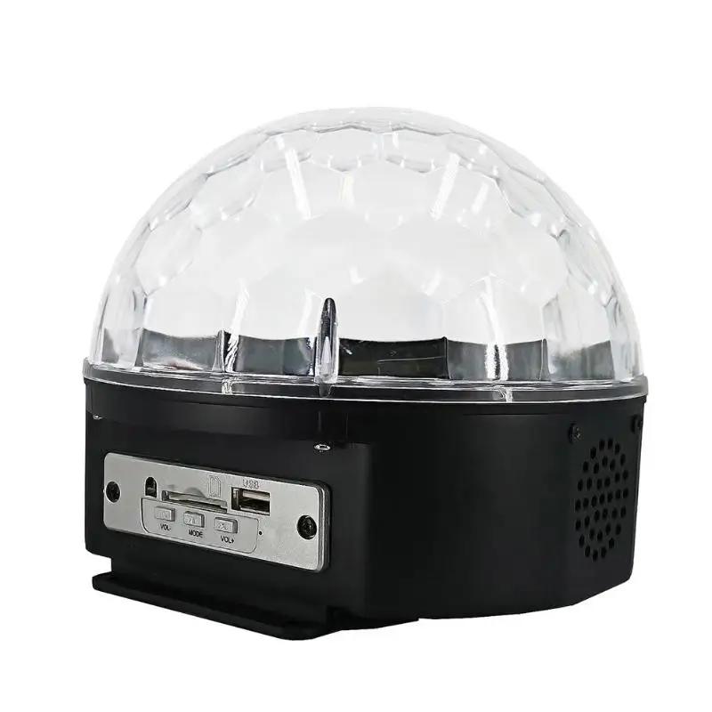 DJ LED Light, Rotating Disco Ball Strobe Lighting Light 6 Color Sound Activated Stage Lights for Club Birthday Party Home Decor
DJ LED Light, Rotating Disco Ball Strobe Lighting Light 6 Color Sound Activated Stage Lights for Club Birthday Party Home Decor