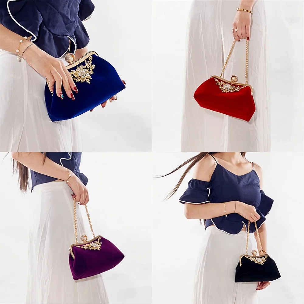 Women Party Wedding Clutch Luxury Purse Rhinestone Evening Prom Bag Chain Wallet
Women Party Wedding Clutch Luxury Purse Rhinestone Evening Prom Bag Chain Wallet