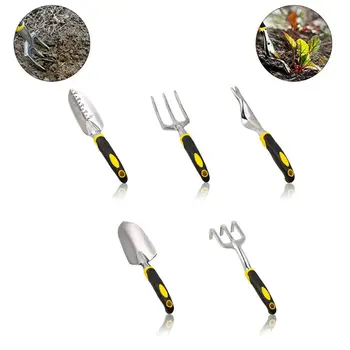 Garden Tool Set,Weeder,Transplanter,Weeding fork,Cultivator,Trowel 5 PCS gardening Tool Set for Digging Ergonomic Gardening
Garden Tool Set,Weeder,Transplanter,Weeding fork,Cultivator,Trowel 5 PCS gardening Tool Set for Digging Ergonomic Gardening