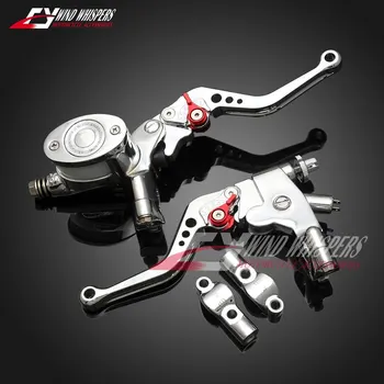 Chrome CNC 7/8"22mm Clutch lever mirror seat Hydraulic brake Master Cylinder Fits For Honda Yamaha Kawasaki Suzuki Street Racing
Chrome CNC 7/8"22mm Clutch lever mirror seat Hydraulic brake Master Cylinder Fits For Honda Yamaha Kawasaki Suzuki Street Racing