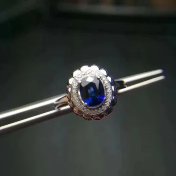 Natural sapphire Ring 18K White Gold inlaid Natural sapphire ring 5*6.5mm 1.15ct High quality For Men or Woman
Natural sapphire Ring 18K White Gold inlaid Natural sapphire ring 5*6.5mm 1.15ct High quality For Men or Woman