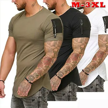 New Men's Slim Fit O Neck Short Sleeve zipper Muscle Tee T-shirt Men Fashion Casual Tops T Shirts Hot M-3XL
New Men's Slim Fit O Neck Short Sleeve zipper Muscle Tee T-shirt Men Fashion Casual Tops T Shirts Hot M-3XL