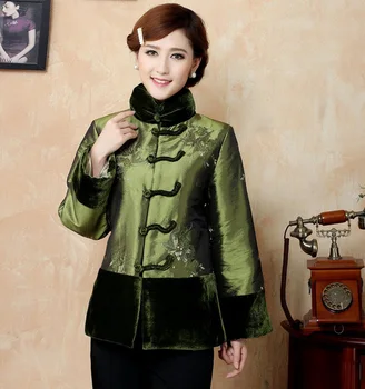 2015 New Chinese Traditional Women's Winter Satin Silk Embroider Flower Sequins Wadded Jacket Coat M L XL XXL 3XL 4XL TF2015010
2015 New Chinese Traditional Women's Winter Satin Silk Embroider Flower Sequins Wadded Jacket Coat M L XL XXL 3XL 4XL TF2015010