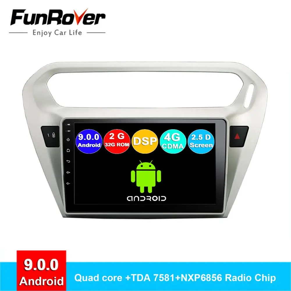 FUNROVER 2 din 2.5D+IPS android 9.0 car dvd multimedia For Peugeot 301 Citroen Elysee 2014-2016 radio gps navigation navi stereo
FUNROVER 2 din 2.5D+IPS android 9.0 car dvd multimedia For Peugeot 301 Citroen Elysee 2014-2016 radio gps navigation navi stereo