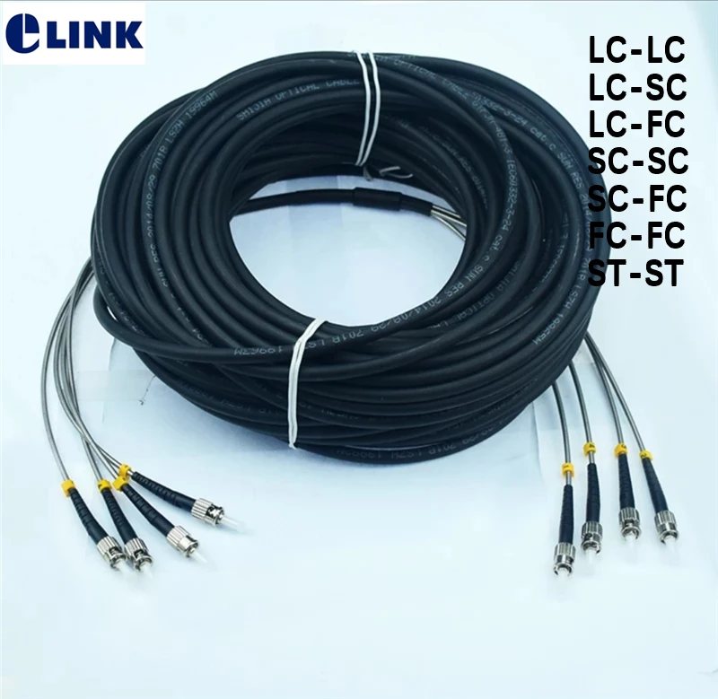 30mtr Outdoor CPRI Fiber optic Patch cord LC SC FC ST 4 cores SM drop patch cable Singlemode FTTH FTTA jumper ELINK 4 fibers
30mtr Outdoor CPRI Fiber optic Patch cord LC SC FC ST 4 cores SM drop patch cable Singlemode FTTH FTTA jumper ELINK 4 fibers