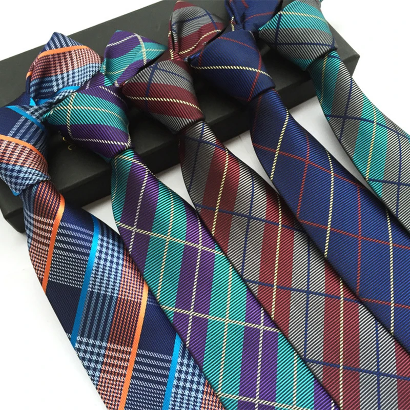Fashion Mens Accessories Plaid Polyester Ties for Men Brand Neckwear Business Wedding 8 cm Skinny Grooms Necktie for Suit Shirt
Fashion Mens Accessories Plaid Polyester Ties for Men Brand Neckwear Business Wedding 8 cm Skinny Grooms Necktie for Suit Shirt