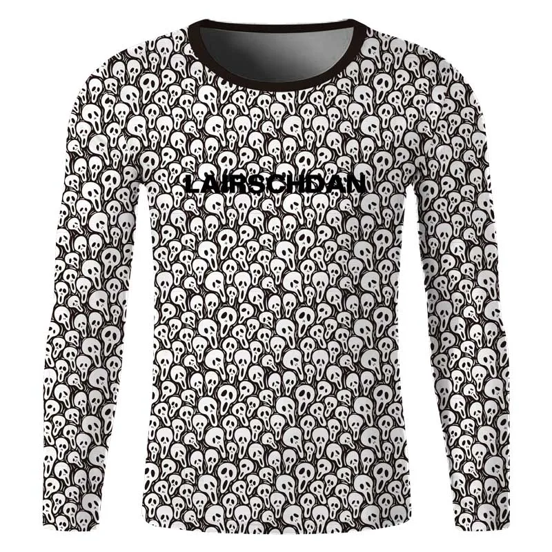 SPTGRVO-LairschDan-2018-enduro-jerseys-white-skull-cycling-motocross-bmx-downhill-t-shirt-camiseta-dh-mtb