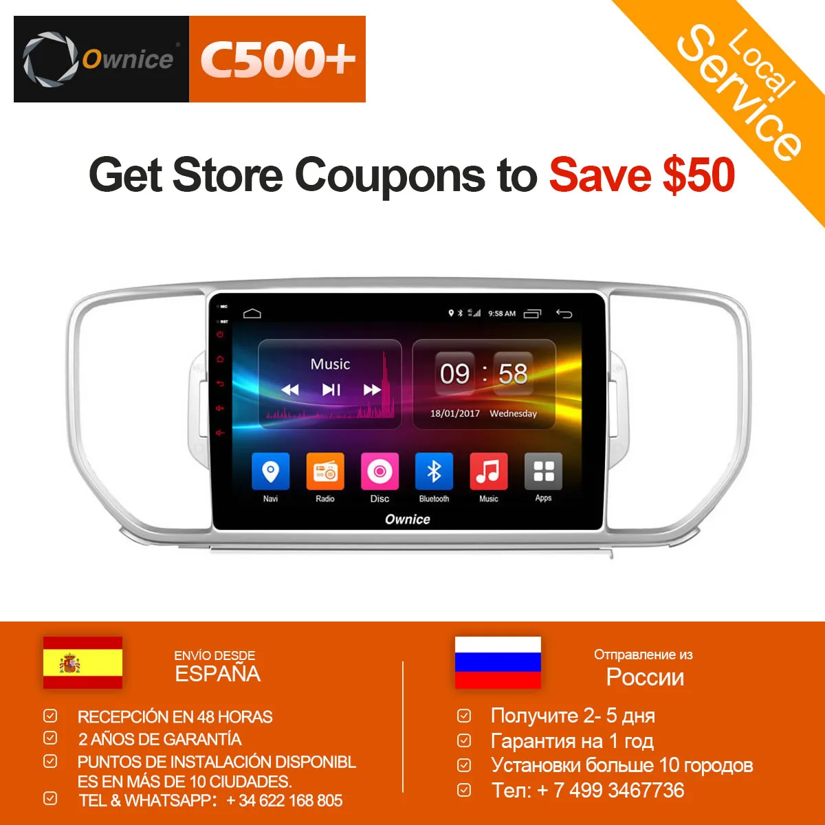 

Ownice K1 K2 K3 Android 9.0 Eight Core For KIA Sportage KX5 2016 Car Radio Navi GPS dvd player 2GB RAM 32GB ROM support 4G DAB+