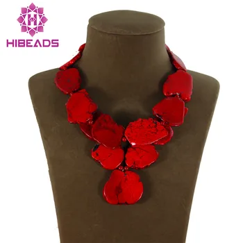 Splendid Chunky Red Stone Necklace Irregular Natural Stone Slice Fashion Jewelry 8 Colors Free Shipping TN111
Splendid Chunky Red Stone Necklace Irregular Natural Stone Slice Fashion Jewelry 8 Colors Free Shipping TN111
