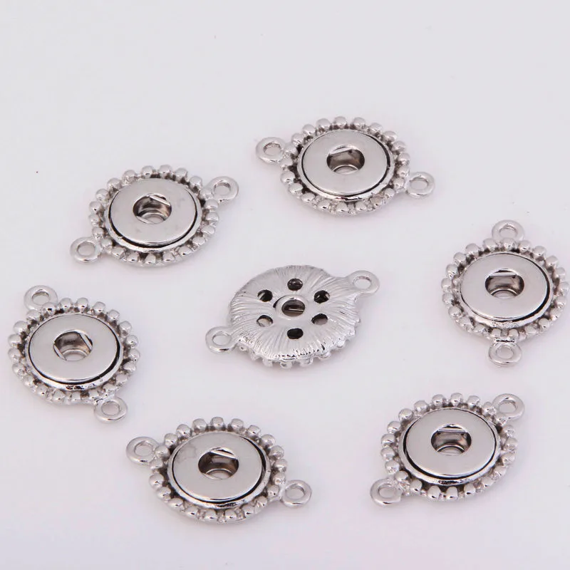 12mm Snap Buttons Socket / Base Rhodium Plating 2 Loops DIY Connector Jewelry Findings for Bracelet 100 Pieces Wholesale
12mm Snap Buttons Socket / Base Rhodium Plating 2 Loops DIY Connector Jewelry Findings for Bracelet 100 Pieces Wholesale