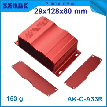 4pcs/lot red aluminum extrded cabinet electronic distribution case for industry 29*128*80mm
4pcs/lot red aluminum extrded cabinet electronic distribution case for industry 29*128*80mm