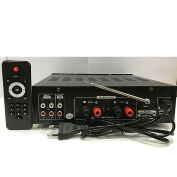 BT-1388 200W+200W HIFI Karaoke home theater stereo audio amplifier Support Bluetooth. Dual microphone.USB.SD card
BT-1388 200W+200W HIFI Karaoke home theater stereo audio amplifier Support Bluetooth. Dual microphone.USB.SD card