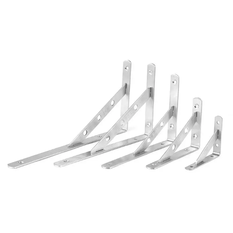 2pcs Triangular Storage Shelves Stainless Steel 4/6/8/10/12 inch Wall-mounted Bracket Triangular Storage Shelf Holder
2pcs Triangular Storage Shelves Stainless Steel 4/6/8/10/12 inch Wall-mounted Bracket Triangular Storage Shelf Holder
