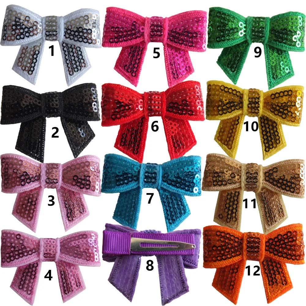 Sequin bow with clips Embroideried sequin BOW for Kids boutique hair bow Hair clips Glitter Headwear
Sequin bow with clips Embroideried sequin BOW for Kids boutique hair bow Hair clips Glitter Headwear