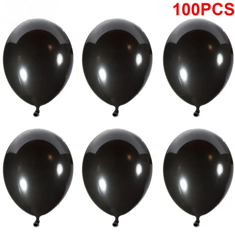 100pcs Black 1.5g 10-inchThickening Pearl Lustre Wedding Party Birthday Round Balloons
100pcs Black 1.5g 10-inchThickening Pearl Lustre Wedding Party Birthday Round Balloons