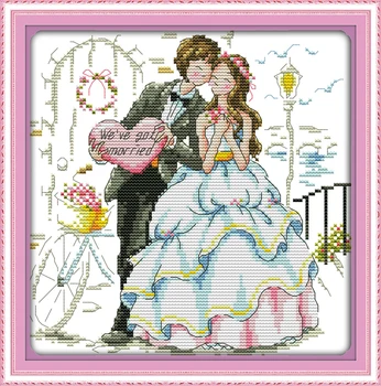 Joy Sunday Happy wedding Counted Cross Stitch CT14CT Cross Stitch Sets Wholesale cartoon Cross-stitch Kits Embroidery Needlework
Joy Sunday Happy wedding Counted Cross Stitch CT14CT Cross Stitch Sets Wholesale cartoon Cross-stitch Kits Embroidery Needlework