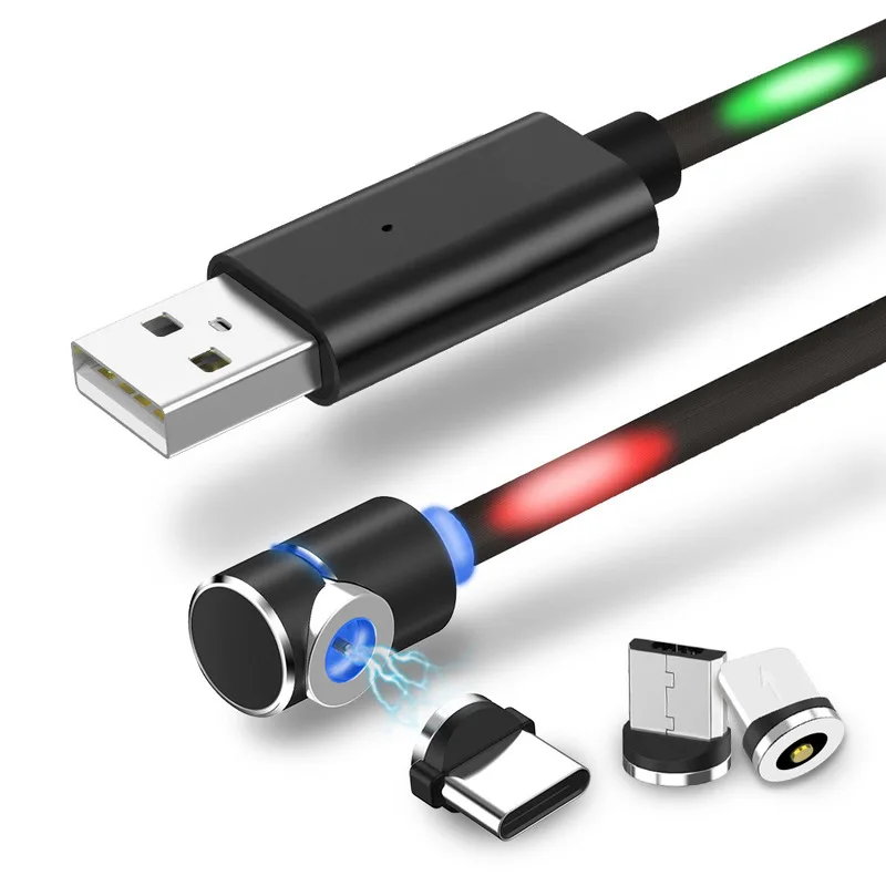 Elbow Magnetic Cable Fast Charging For IphoneX XR XS MAX Micro USB And Type C Cables Cylindrical Streamer moible phone cables
Elbow Magnetic Cable Fast Charging For IphoneX XR XS MAX Micro USB And Type C Cables Cylindrical Streamer moible phone cables