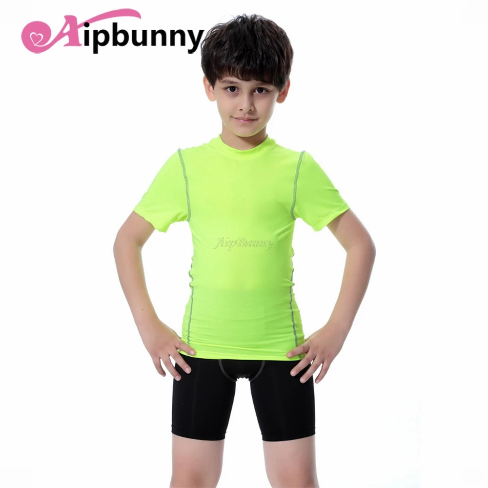 Yoga shirt Gym Tank Tops t Shirts Boys Sports Girls Sportswear Running 2019 Dry Fit Workout Fitness Children | Спорт и развлечения