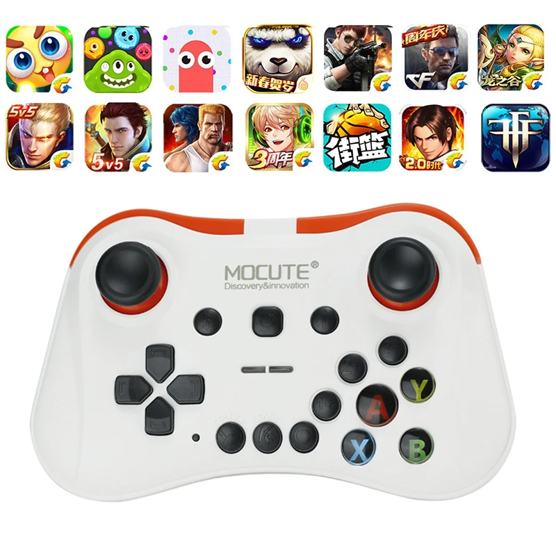 MOCUTE 056 Bluetooth Gamepad Joystick PC Wireless Controller remote control Game Pad FOR phone VR tv box
MOCUTE 056 Bluetooth Gamepad Joystick PC Wireless Controller remote control Game Pad FOR phone VR tv box