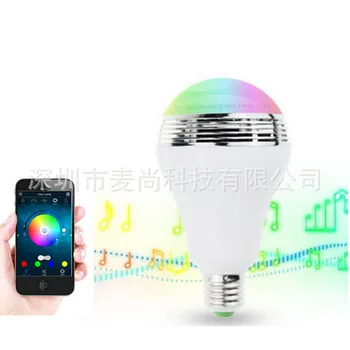20pcs Smart LED Bulb Bluetooth Speaker LED RGB Light E27 Base Wireless Music Player with APP Remote Control
20pcs Smart LED Bulb Bluetooth Speaker LED RGB Light E27 Base Wireless Music Player with APP Remote Control