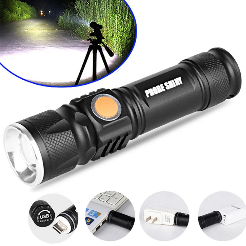 1pcs LED USB Rechargeable Flashlight Mini Zoomable Torch Lamp Outdoor Hiking 2019 new
1pcs LED USB Rechargeable Flashlight Mini Zoomable Torch Lamp Outdoor Hiking 2019 new