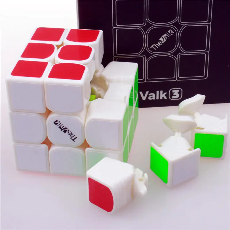 Qiyi the valk3 power m speed cube 3x3x3 магнитные липкие профессиональные Кубики Игрушки для
