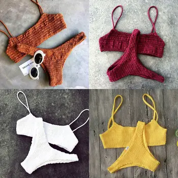 Women Push-up Padded Bra Set Bandage Bikini Set Swimsuit Ladies Sexy Triangle Swimwear Solid Bathing Suit 2PCS 2019 Bikini
Women Push-up Padded Bra Set Bandage Bikini Set Swimsuit Ladies Sexy Triangle Swimwear Solid Bathing Suit 2PCS 2019 Bikini