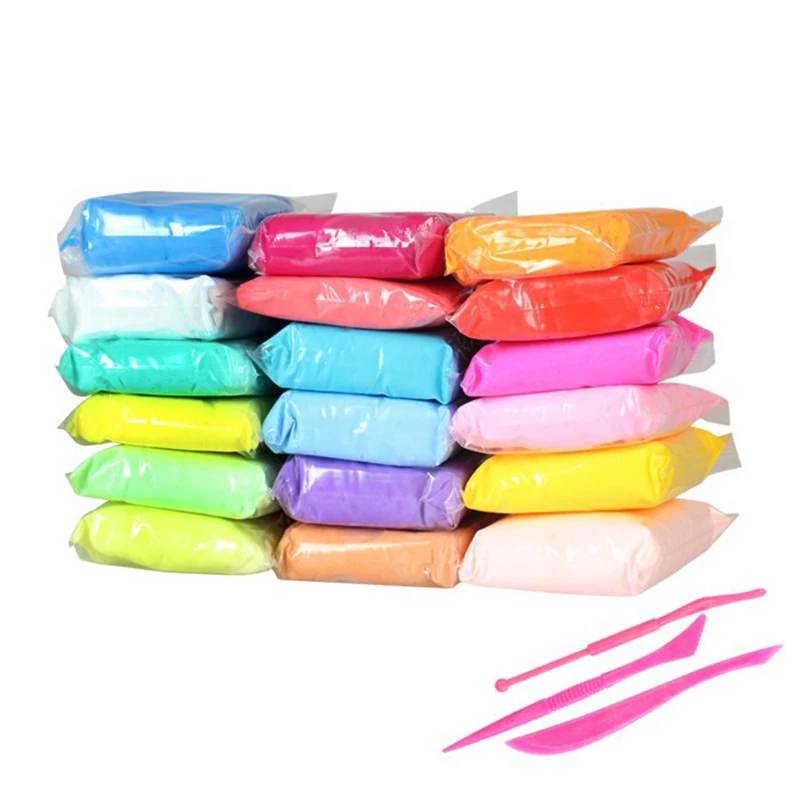 12 Colors DIY Soft Super Light Clay Toys Indoor Playing Toys Modeling Clay Slime Play Learning Educational toy for children Gift
12 Colors DIY Soft Super Light Clay Toys Indoor Playing Toys Modeling Clay Slime Play Learning Educational toy for children Gift