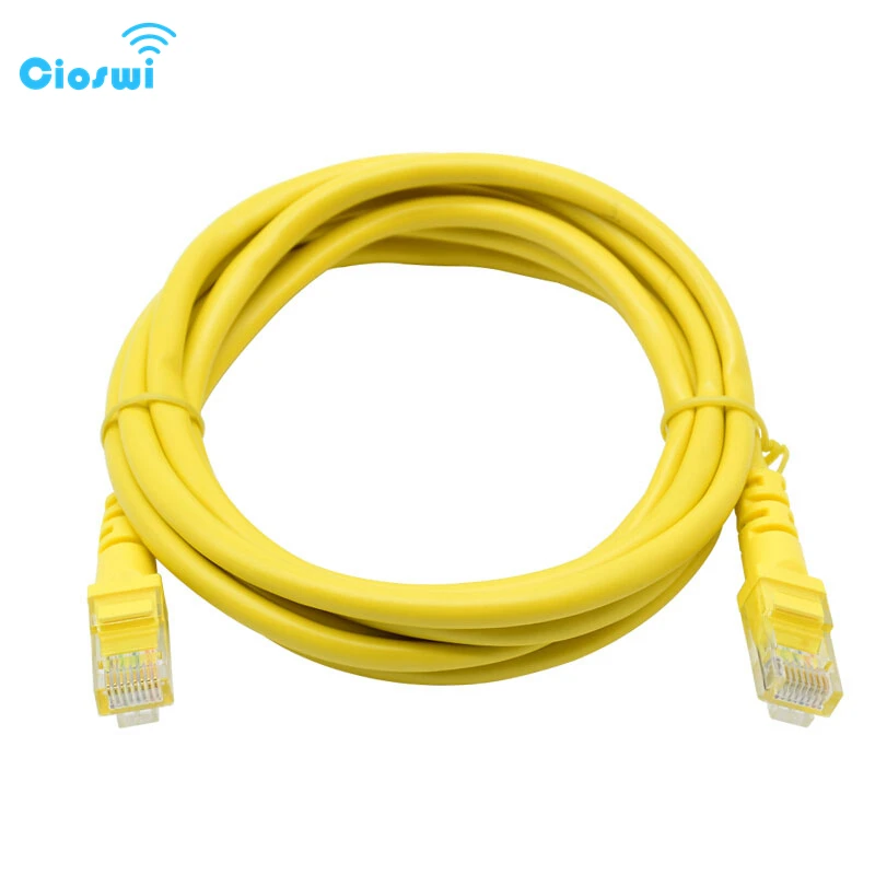 Cioswi UTP Gigabit Network Cable 1M Ethernet Cable For Computer RJ45 Internet Lan Twisted Pair CAT 5E PVC EIA/TIA 568B 24AWG
Cioswi UTP Gigabit Network Cable 1M Ethernet Cable For Computer RJ45 Internet Lan Twisted Pair CAT 5E PVC EIA/TIA 568B 24AWG