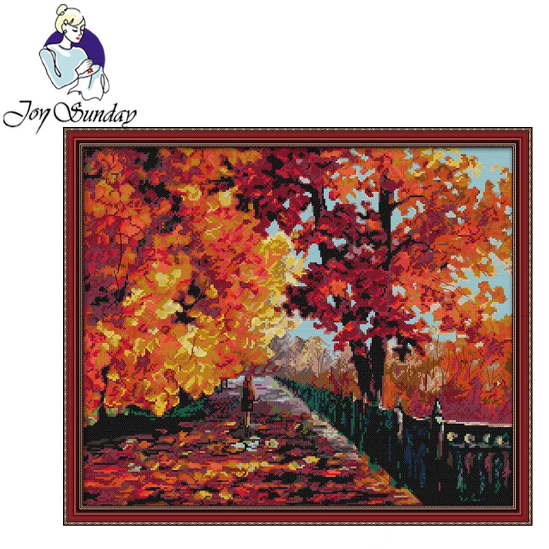 Joy Sunday,Red leaves,cross stitch embroidery set,printing cloth embroidery kit,needlework,scenery cross stitch,landscape
Joy Sunday,Red leaves,cross stitch embroidery set,printing cloth embroidery kit,needlework,scenery cross stitch,landscape
