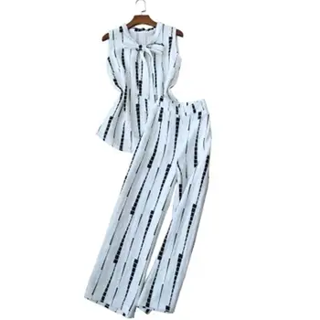 striped suit female summer New casual suit women temperament shirt + high waist 9 points wide leg pants two-piece suits women
striped suit female summer New casual suit women temperament shirt + high waist 9 points wide leg pants two-piece suits women