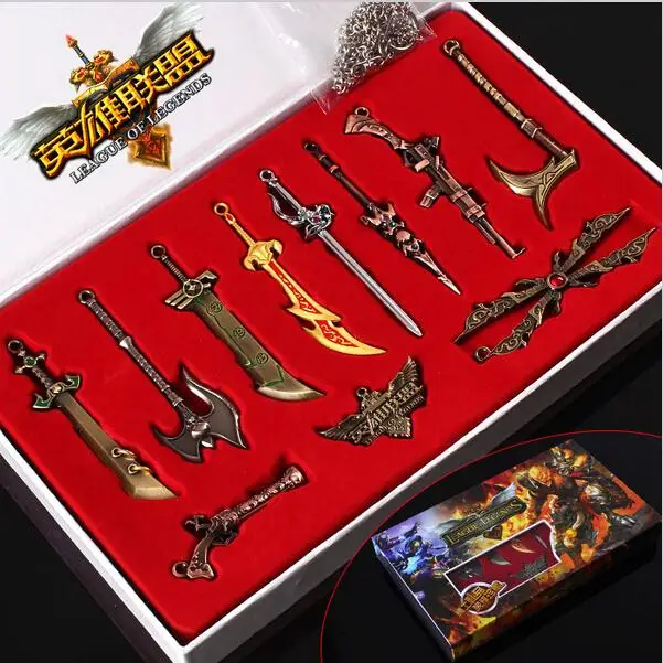 League of Leagued LOL 11 Collector's Edition Boxed LOL Characters weapons keychain pendant for Car Key Bag Hot Sale Online toy
League of Leagued LOL 11 Collector's Edition Boxed LOL Characters weapons keychain pendant for Car Key Bag Hot Sale Online toy