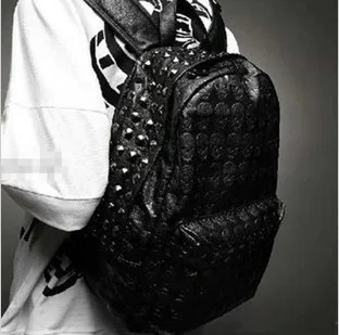 062918 newhotstacy unisex women men skull print PU leather backpack rivet school bags
062918 newhotstacy unisex women men skull print PU leather backpack rivet school bags