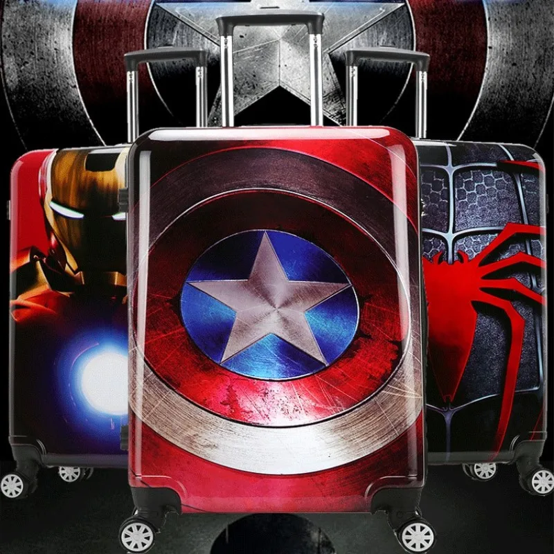 High Quality Spiderman Rolling Luggage/20'' 24'' Iron Man Travel Trolley Bag With Lock/Boys Captain America Suitcase On Wheels
High Quality Spiderman Rolling Luggage/20'' 24'' Iron Man Travel Trolley Bag With Lock/Boys Captain America Suitcase On Wheels