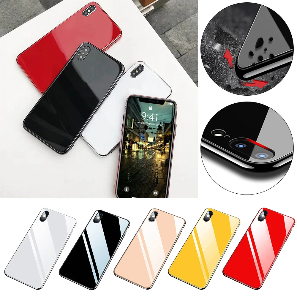 Luxury Tempered Glass Logo Case for iPhone X XS Max XR Case Logo Mirror Glass Case for iPhone 7 8 6 6S Official Cover Capa #4
Luxury Tempered Glass Logo Case for iPhone X XS Max XR Case Logo Mirror Glass Case for iPhone 7 8 6 6S Official Cover Capa #4