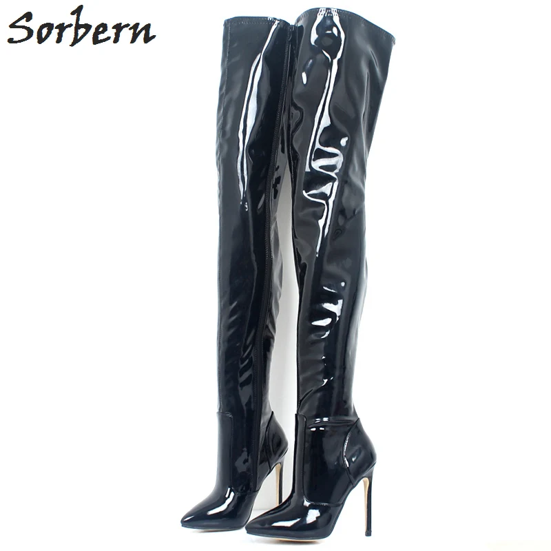 Sorbern 12Cm Stilettos High Heel Over The Knee Boots Sexy Fetish Boots Unisex Custom Colors Plus Size 36-46 Girl Shoes Womens
Sorbern 12Cm Stilettos High Heel Over The Knee Boots Sexy Fetish Boots Unisex Custom Colors Plus Size 36-46 Girl Shoes Womens