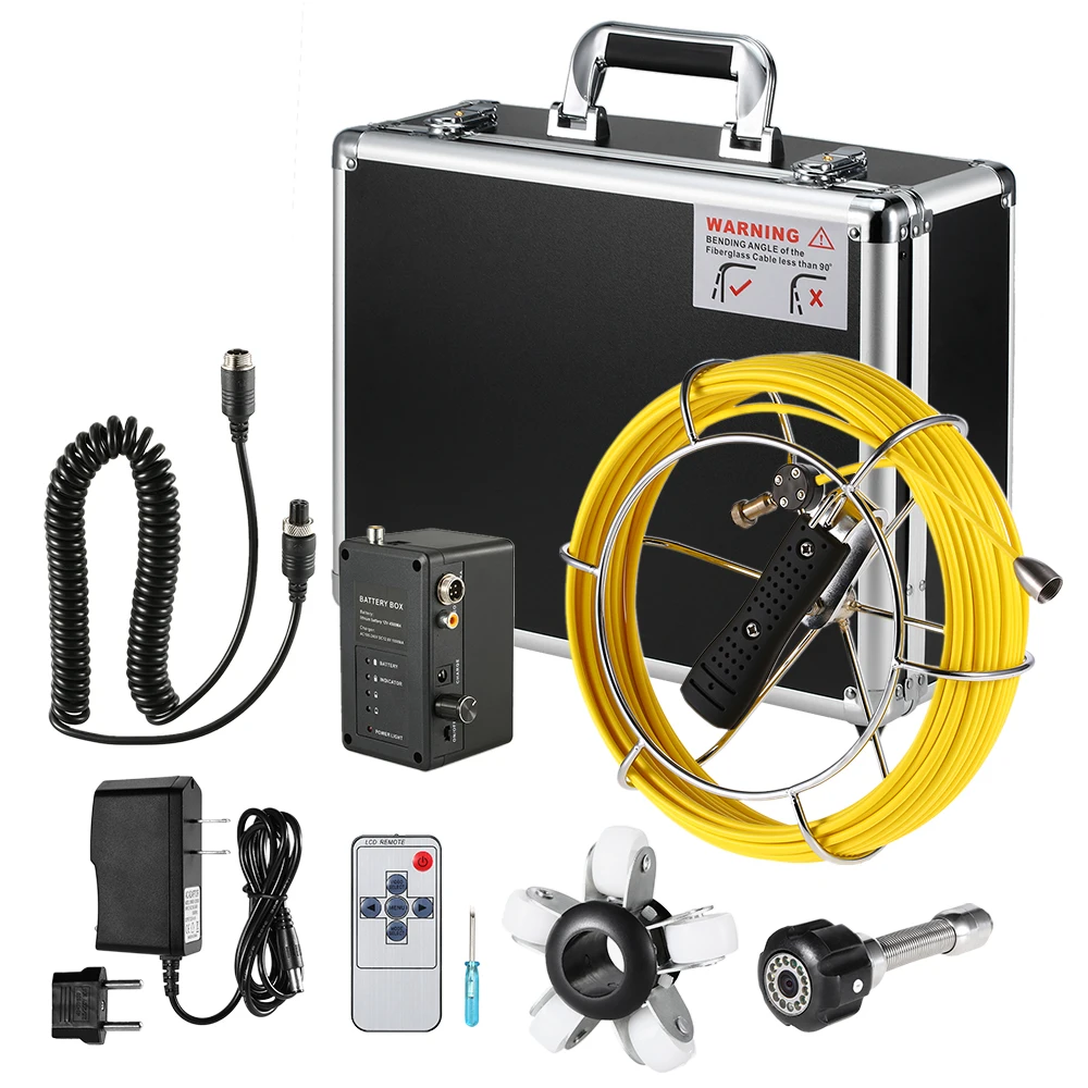 20M/30/40M Pipe Inspection Camera Drain Sewer Pipeline Industrial Snake Camera fish finder Pesca underwater 9 Inch
20M/30/40M Pipe Inspection Camera Drain Sewer Pipeline Industrial Snake Camera fish finder Pesca underwater 9 Inch