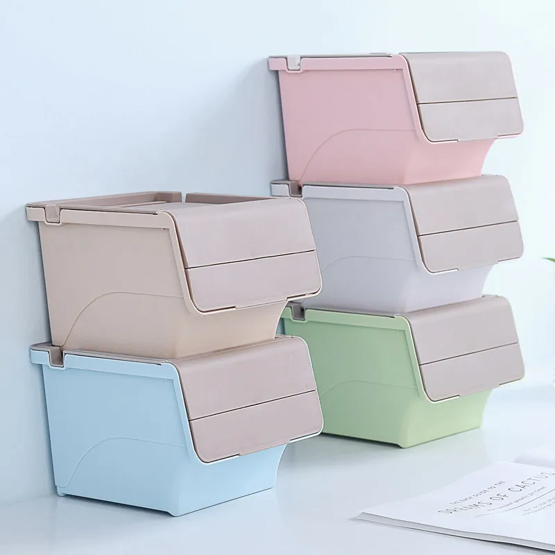 High Quality Plastic Box Storage Organizers Stationery Storage Box Desktop Flip Sundries Stackable Box Snack Storage Box
High Quality Plastic Box Storage Organizers Stationery Storage Box Desktop Flip Sundries Stackable Box Snack Storage Box