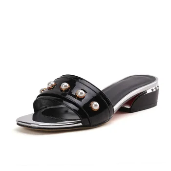 2018 summer fashion pearl size code 33-44 open toe wear small fresh sandals and slippers tide 18620
2018 summer fashion pearl size code 33-44 open toe wear small fresh sandals and slippers tide 18620